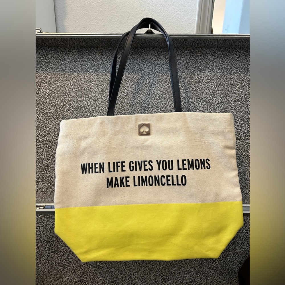 kate spade novelty canvas tote